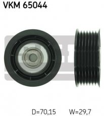 Купить VKM 65044 SKF Ролик приводного ремня Pajero Sport (3.0, 3.5), D-наружный: 70 мм, ширина 29,7 мм