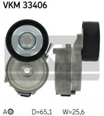 Купить VKM 33406 SKF Ролик приводного ремня Freelander (2.2 SD4, 2.2 TD4, 2.2 eD4), D-наружный: 65 мм, ширина 25,6 мм