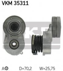Купить VKM 35311 SKF Ролик приводного ремня Зафира 1.7 CDTI, D-наружный: 70,2 мм, ширина 25,8 мм