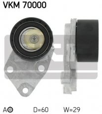 Купить VKM 70000 SKF Ролик ГРМ Нубира (1.4, 1.6, 1.6 16V), ширина 29 мм