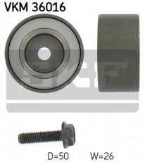 Купить VKM 36016 SKF Ролик приводного ремня Митсубиси, D-наружный: 50 мм, ширина 26 мм