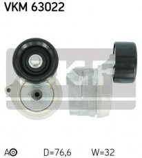 Купити VKM 63022 SKF Ролик приводного ременя, D-зовнішній: 76,6 мм, ширина 32 мм