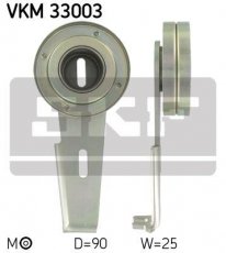 Купити VKM 33003 SKF Ролик приводного ременя, D-зовнішній: 90 мм, ширина 25 мм