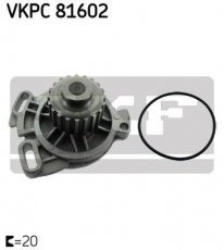 Купить VKPC 81602 SKF Помпа Вольво 240 2.4 Diesel