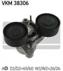 Купить VKM 38306 SKF Ролик приводного ремня BMW X5 (2.0, 3.0), ширина 26 мм