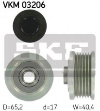 Купити VKM 03206 SKF Шків генератора Brava (1.9 JTD, 1.9 JTD 105)
