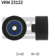 Ролик приводного ременя VKM 23122 SKF – D-зовнішній: 60 мм, ширина 30 мм фото 1