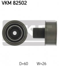 Купить VKM 82502 SKF Ролик приводного ремня, D-наружный: 60 мм, ширина 26 мм