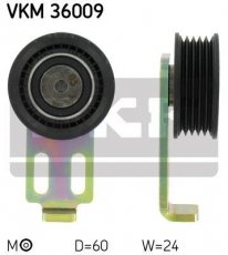 Ролик приводного ремня VKM 36009 SKF – D-наружный: 60 мм, ширина 24 мм фото 1