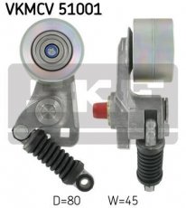 Купить VKMCV 51001 SKF Ролик приводного ремня Мерседес, D-наружный: 80 мм, ширина 45 мм