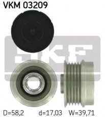 Купити VKM 03209 SKF Шків генератора Fiat 500 (0.9, 1.0, 1.2, 1.4)