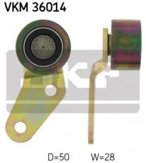 Купить VKM 36014 SKF Ролик приводного ремня, D-наружный: 50 мм, ширина 28 мм