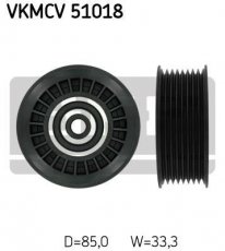 Купити VKMCV 51018 SKF Ролик приводного ременя Аксор