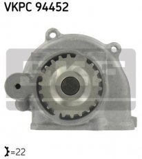 Купить VKPC 94452 SKF Помпа Витара (2.0 TD, 2.0 TD Intercooler)