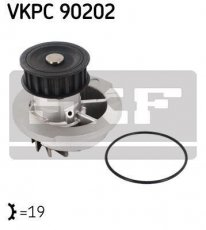 Купити VKPC 90202 SKF Помпа Ланос (1.4, 1.4 Lanos, 1.5)