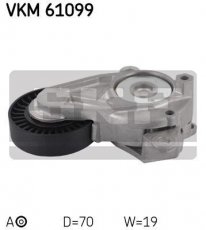 Купити VKM 61099 SKF Ролик приводного ременя Yaris (1.3, 1.3 4WD), D-зовнішній: 70 мм, ширина 19 мм