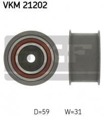 Ролик приводного ремня VKM 21202 SKF – D-наружный: 59 мм, ширина 31 мм фото 1