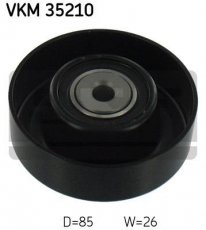 Купити VKM 35210 SKF Ролик приводного ременя Vectra (3.0 CDTI, 3.0 V6 CDTI), D-зовнішній: 85 мм, ширина 26 мм