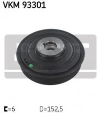 Купити VKM 93301 SKF Шків колінвала Пежо 607 (2.0 HDI, 2.2 HDI)