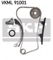 Купити VKML 91001 SKF Ланцюг ГРМ бесшумная, замкнутая, зубчатая Yaris 1.0 16V. Кількість ланок: 148 шт