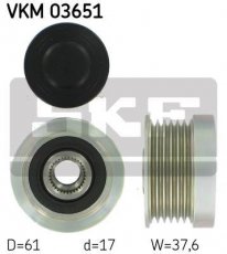 Купити VKM 03651 SKF Шків генератора XC70 (2.4, 2.5)