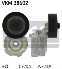 Купити VKM 38602 SKF Ролик приводного ременя, D-зовнішній: 70,1 мм, ширина 24 мм