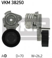 Купить VKM 38250 SKF Ролик приводного ремня 6 серия 630 i, D-наружный: 70 мм, ширина 26,2 мм