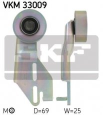 Ролик приводного ременя VKM 33009 SKF – D-зовнішній: 69 мм, ширина 25 мм фото 1
