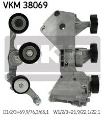 Купить VKM 38069 SKF Ролик приводного ремня Ванео 1.7 CDI, ширина 22 мм