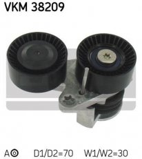 Купить VKM 38209 SKF Ролик приводного ремня BMW E90 (335 i, 335 i xDrive, 335 xi), ширина 30 мм