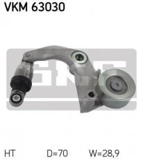 Купить VKM 63030 SKF Ролик приводного ремня CR-V (2.0, 2.0 AWD), D-наружный: 70 мм, ширина 28.9 мм