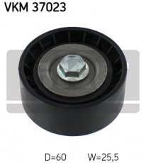 Купити VKM 37023 SKF Ролик приводного ременя GL-CLASS 2.1, D-зовнішній: 60 мм, ширина 25.5 мм