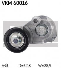 Купить VKM 60016 SKF Ролик приводного ремня Orlando (1.8, 1.8 LPG), D-наружный: 62.8 мм, ширина 28.9 мм