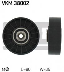 Купить VKM 38002 SKF Ролик приводного ремня БМВ Е36 325 i, D-наружный: 80 мм, ширина 25 мм