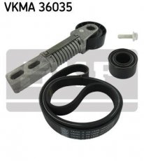 Купить VKMA 36035 SKF Ремень приводной (6 ребер) Megane 1 1.9
