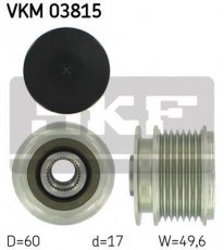 Купить VKM 03815 SKF Шкив генератора Mercedes 204 (C 180 Kompressor, C 200 Kompressor)
