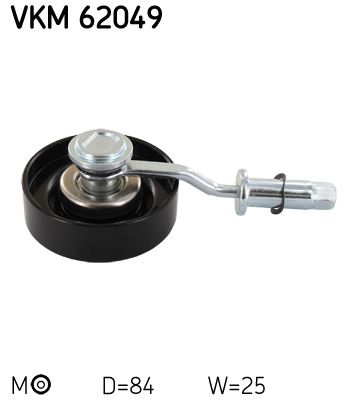 Купити VKM 62049 SKF Ролик приводного ременя Teana (2.3, 3.5)