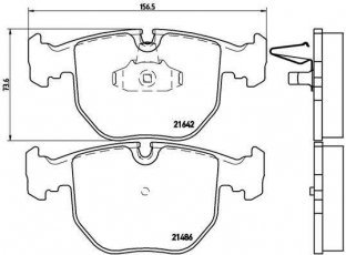 Купить P 06 021 Brembo Тормозные колодки передние BMW E39 подготовлено для датчика износа колодок