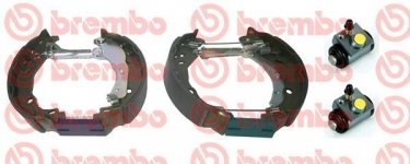 Купити K 61 089 Brembo Гальмівні колодки задні Елайс (1.2 VTi 72, 1.6 HDI 92, 1.6 VTi 115) 