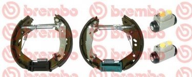 Купити K 30 012 Brembo Гальмівні колодки задні Accent (1.3, 1.5, 1.5 CRDi) 