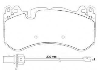 Купить P 50 127 Brembo Тормозные колодки  Mercedes 205 (AMG C 63, AMG C 63 S) подготовлено для датчика износа колодок
