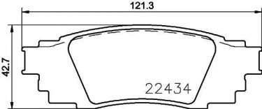 Купить P 83 160 Brembo Тормозные колодки  C-HR (1.2, 1.2 4WD) без датчика износа
