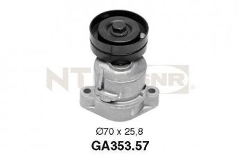 Купити GA353.57 NTN SNR Ролик приводного ременя Vectra (1.6 i, 1.6 i KAT), D-зовнішній: 70 мм, ширина 25,8 мм