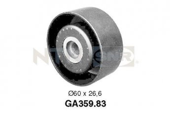 Купить GA359.83 NTN SNR Ролик приводного ремня Скудо 1.9 D, D-наружный: 60 мм, ширина 26,6 мм