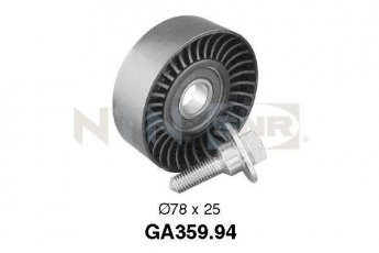 Купить GA359.94 NTN SNR Ролик приводного ремня Пежо 407 (1.8, 2.0, 2.2), D-наружный: 78 мм, ширина 25 мм