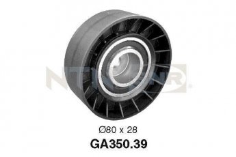 Купить GA350.39 NTN SNR Ролик приводного ремня BMW E39 (535 i, 540 i), D-наружный: 80 мм, ширина 28 мм