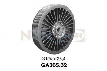 Купить GA365.32 NTN SNR Ролик приводного ремня Вольво С40 (1.6, 1.7, 1.8, 1.9), D-наружный: 124 мм, ширина 26,4 мм