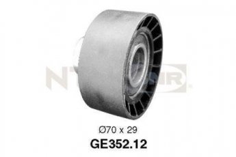 Купить GE352.12 NTN SNR Ролик приводного ремня Focus (1.8 16V, 2.0 16V, ST170), D-наружный: 70 мм, ширина 29 мм