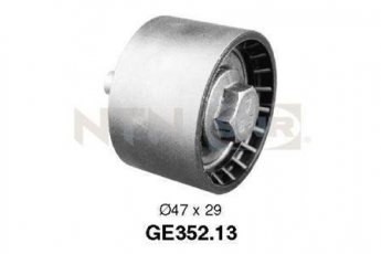 Купить GE352.13 NTN SNR Ролик приводного ремня Эскорт (1.6 16V XR3i, 1.6 i 16V), D-наружный: 47 мм, ширина 29 мм