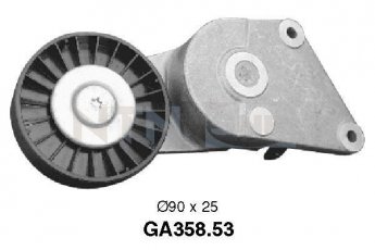 Купить GA358.53 NTN SNR Ролик приводного ремня Пежо 405 (1.6, 1.8, 2.0), D-наружный: 90 мм, ширина 25 мм